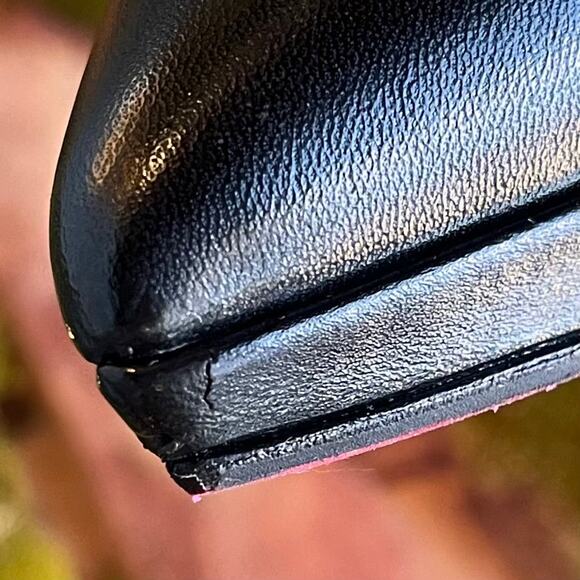 CHRISTIAN LOUBOUTIN Black Leather Pumps SZ 37 (7 US) - Picture 10 of 11